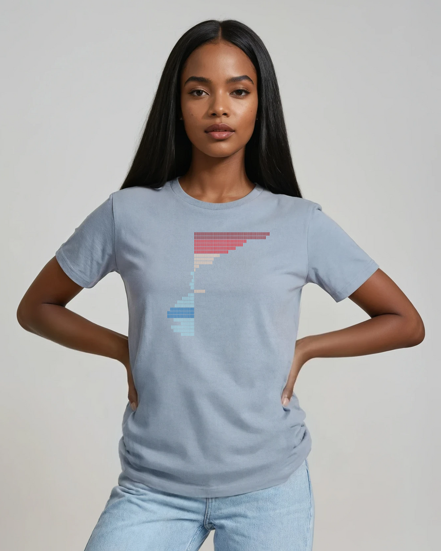 the rise - printed shirt | Climate Change Visualized