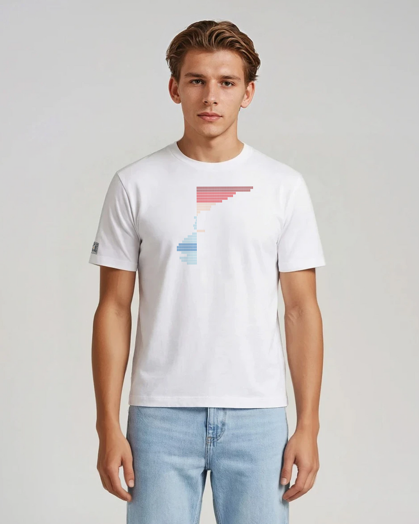 the rise - printed shirt | Climate Change Visualized