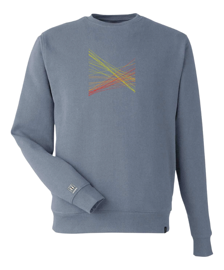 the correlation - embroidered sweatshirt | Gun Laws Visualized