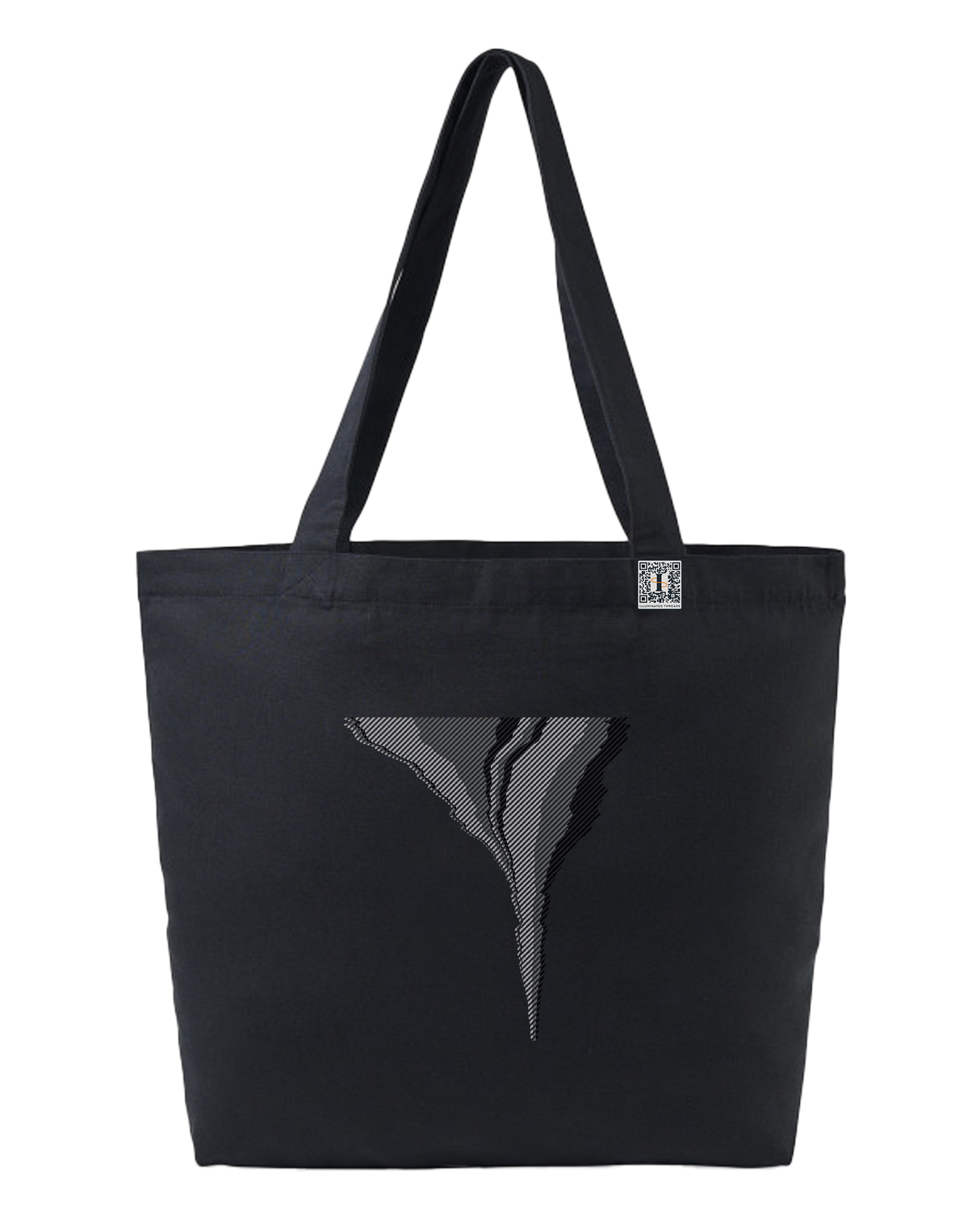 the footprint - printed large tote bag | Carbon Emissions Visualized