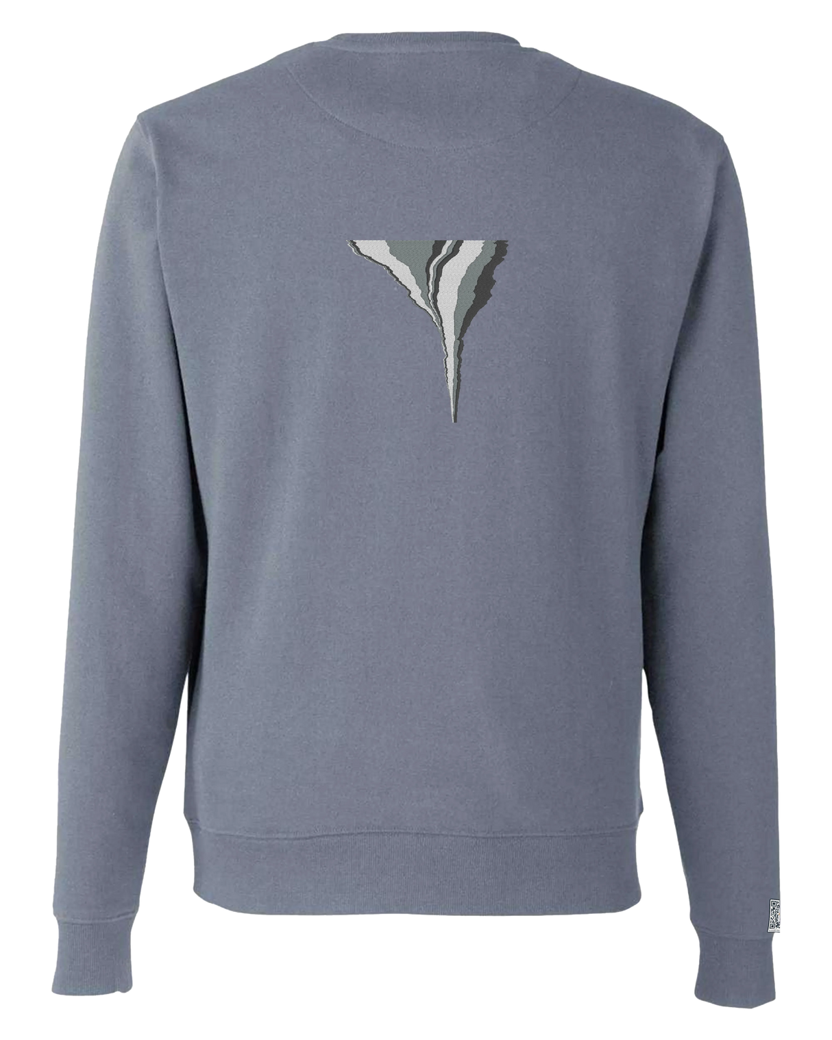 the footprint - embroidered sweatshirt | Carbon Emissions Visualized