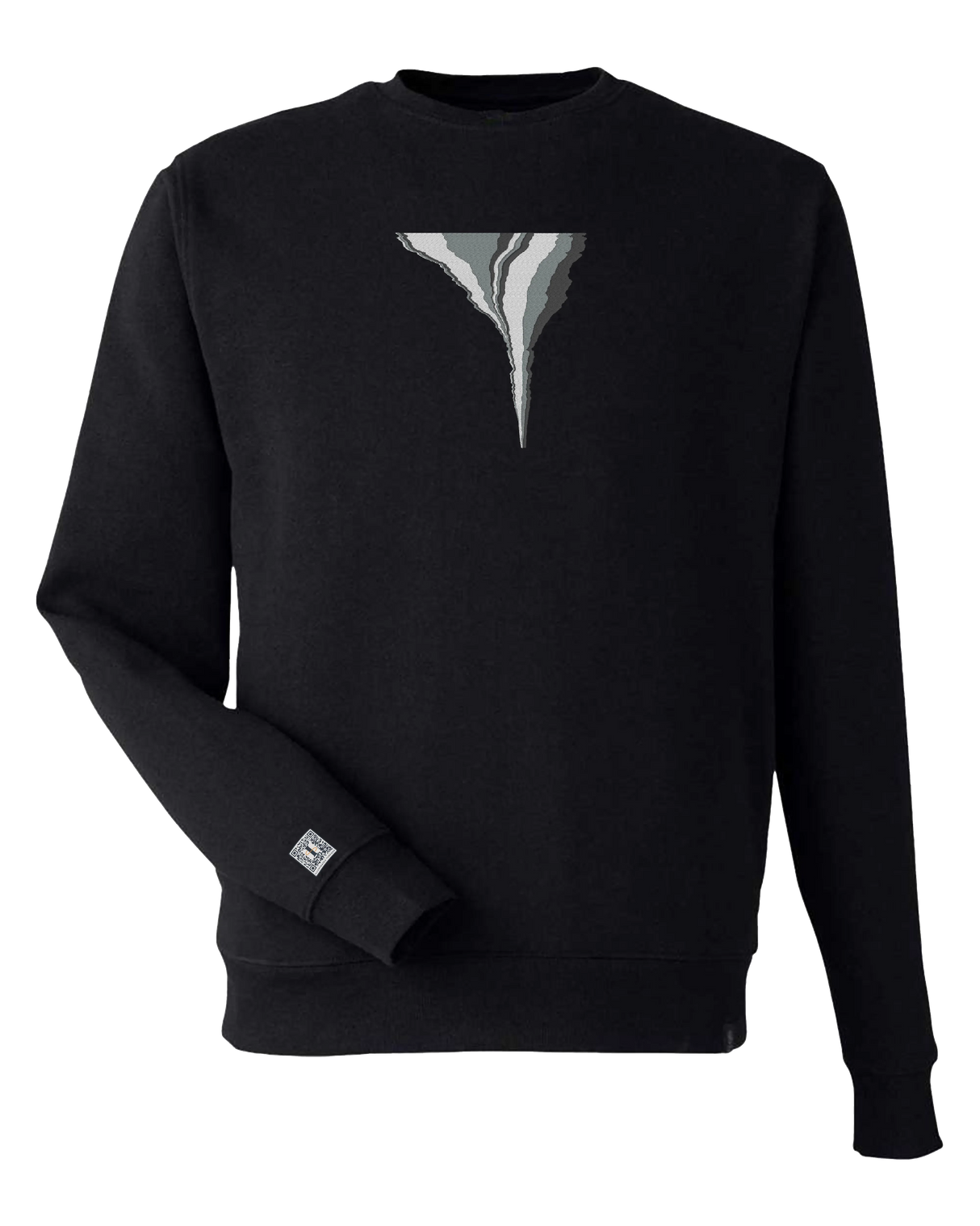 the footprint - embroidered sweatshirt | Carbon Emissions Visualized