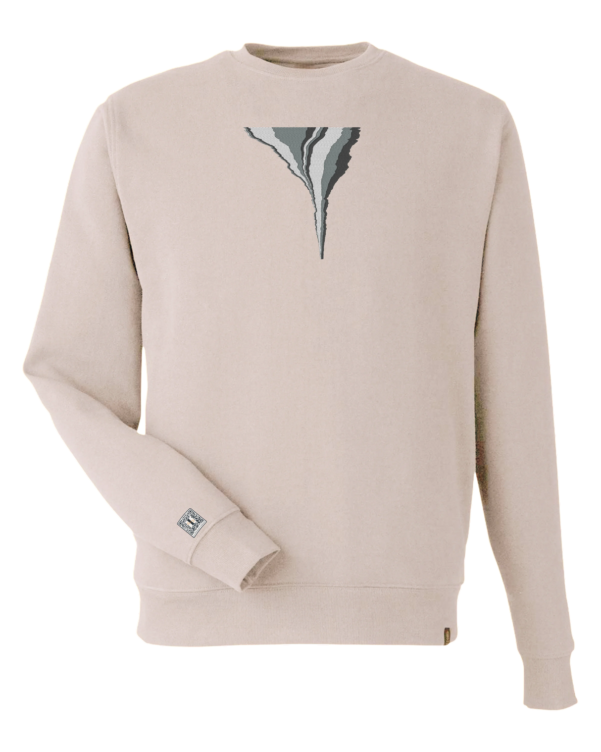 the footprint - embroidered sweatshirt | Carbon Emissions Visualized