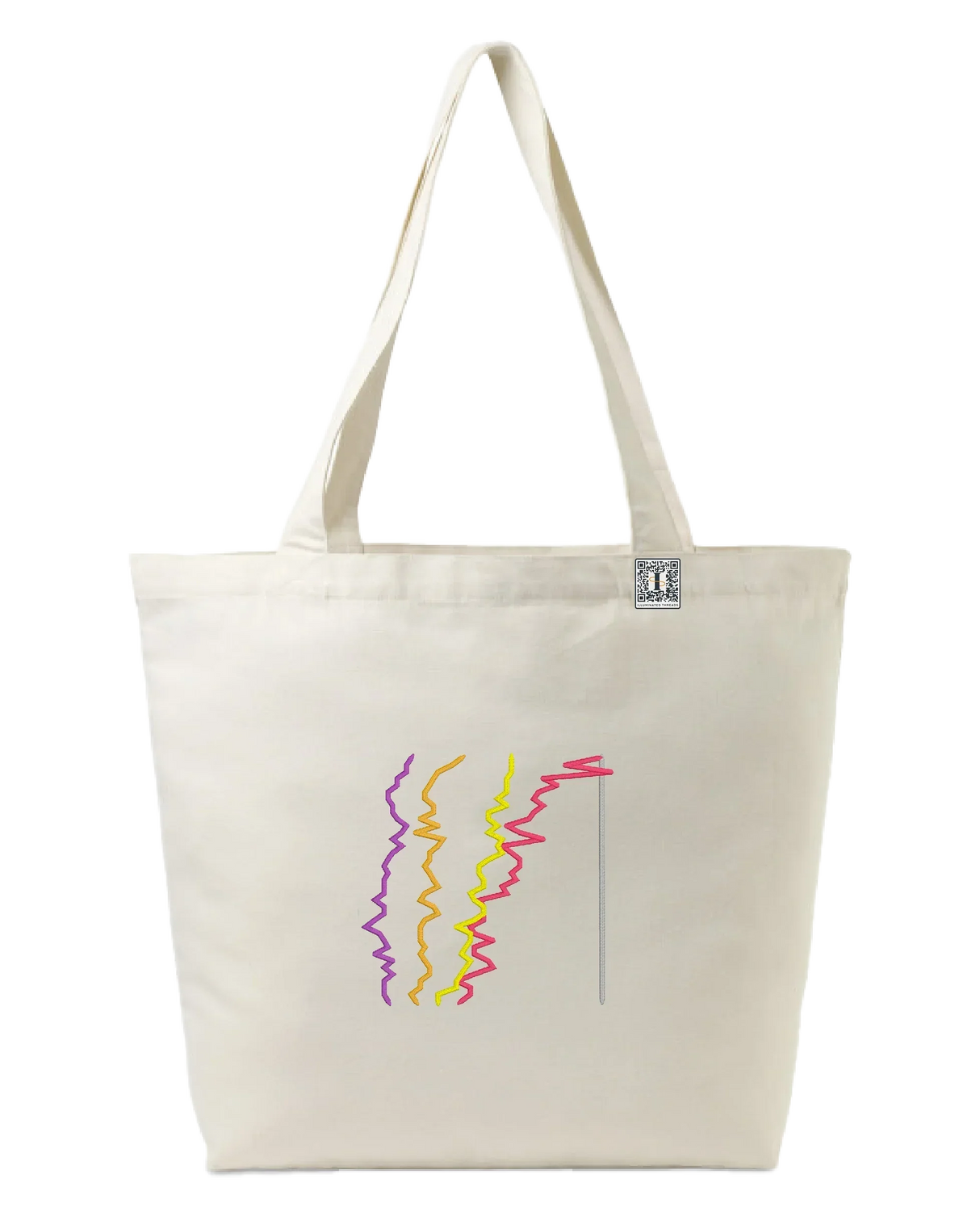 the gap - embroidered large tote bag | Gender Pay Gap Visualized