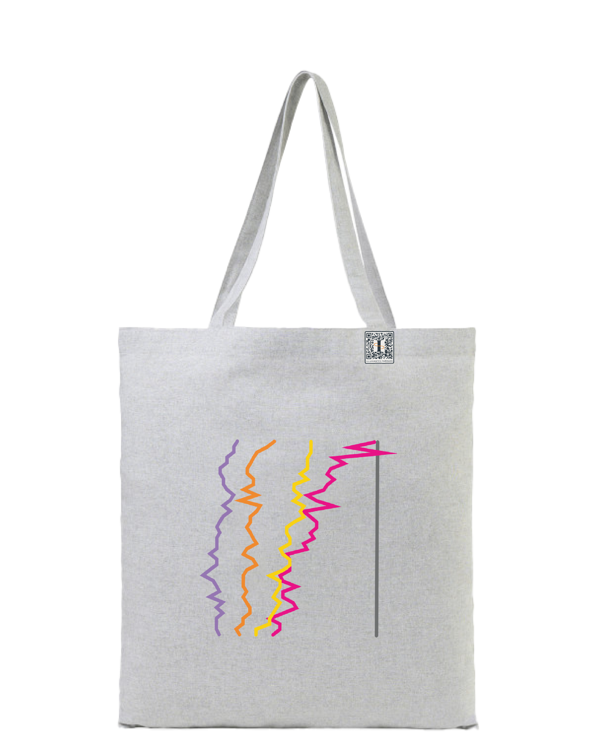 the gap - printed tote bag | Gender Pay Gap Visualized