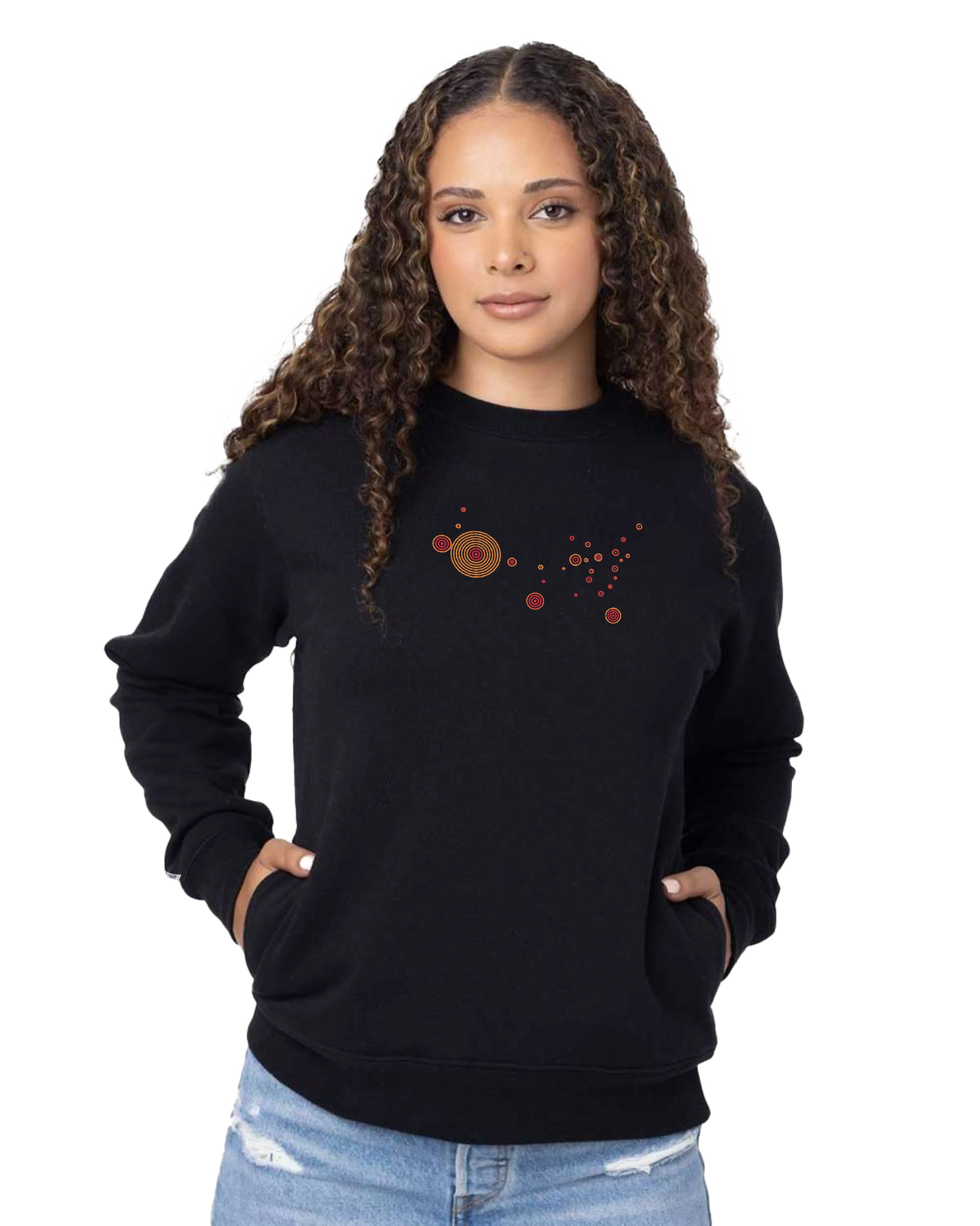 the map - printed sweatshirt | State Gun Violence Visualized