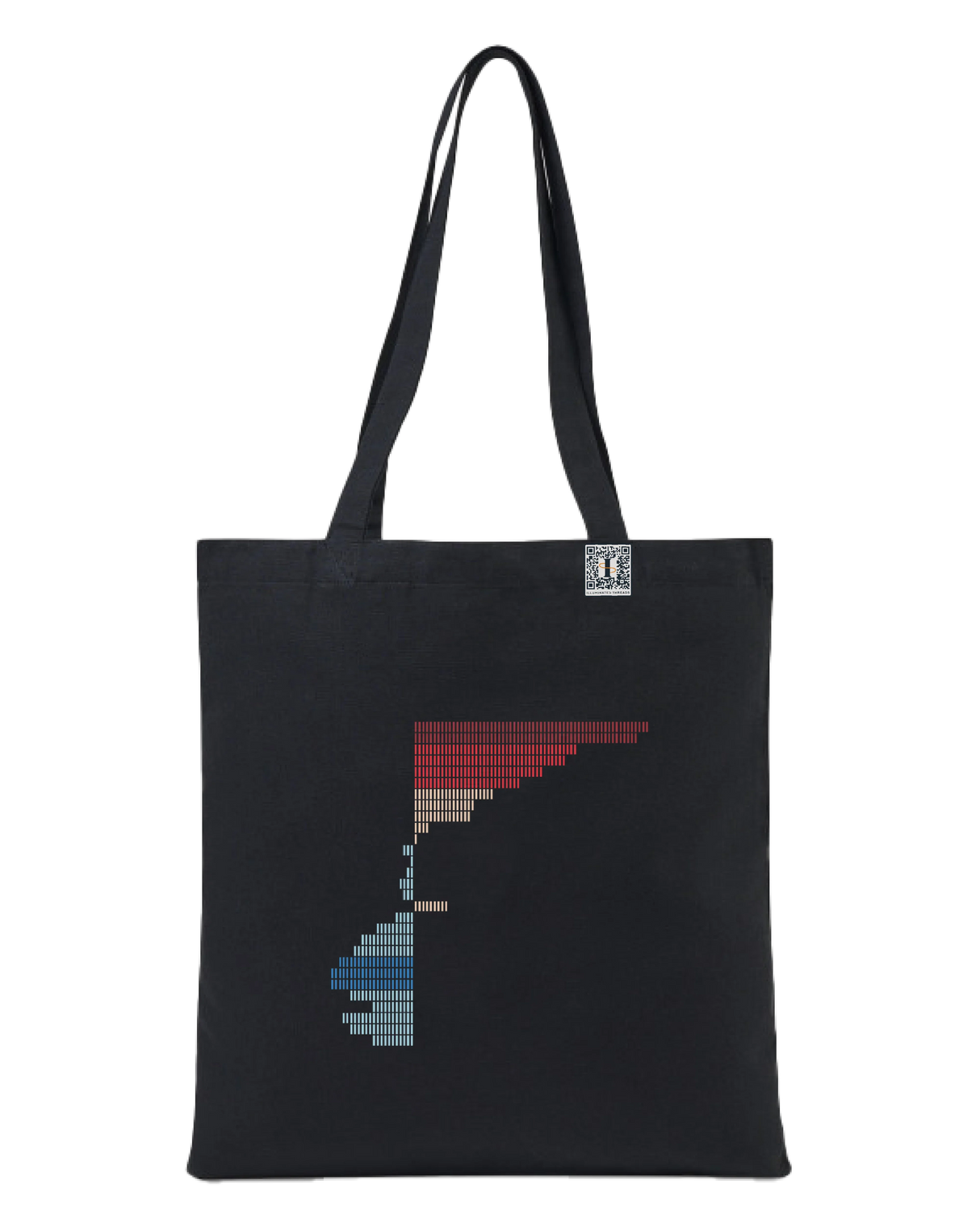 the rise - printed tote bag | Climate Change Visualized