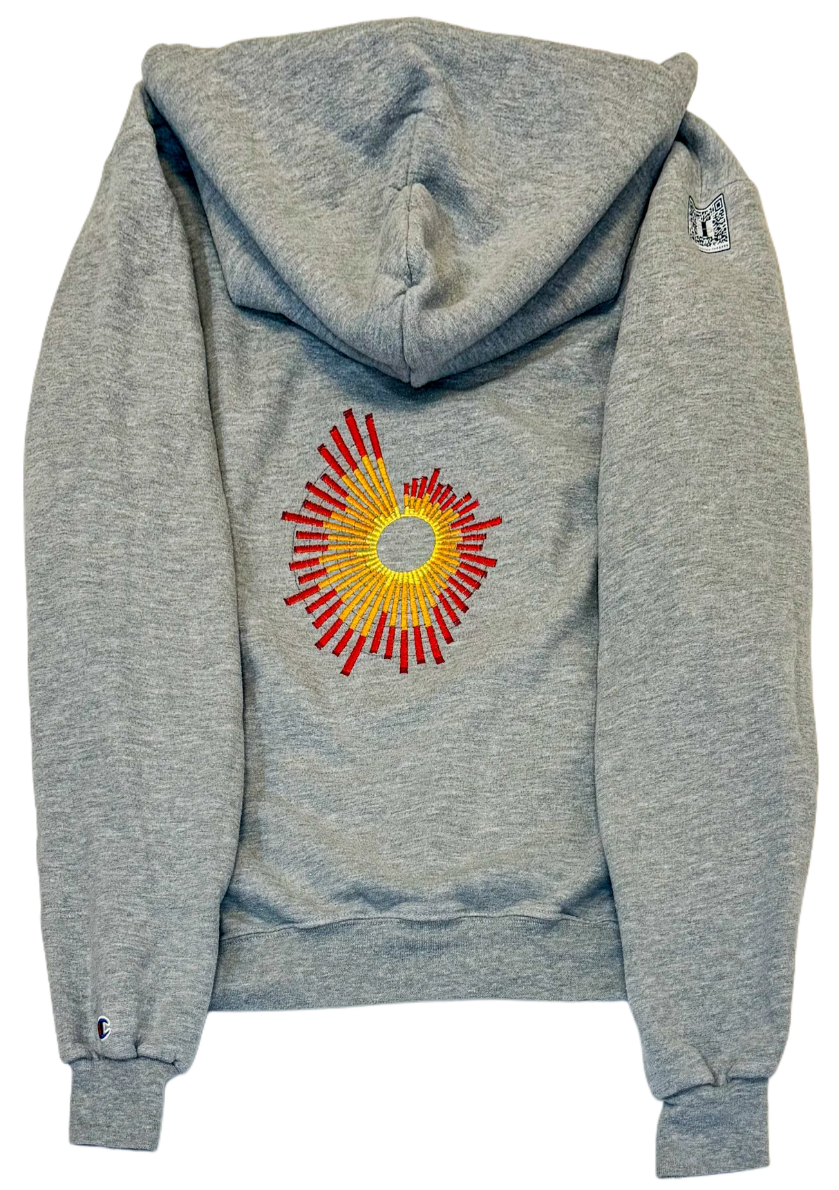 the surge custom sweatshirt back