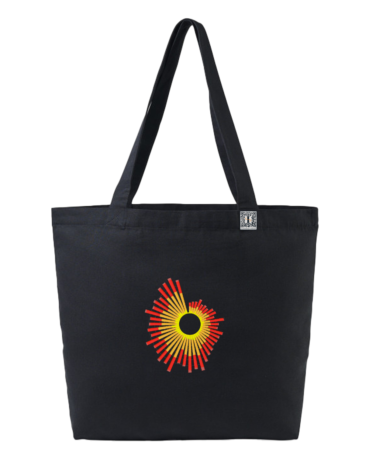 the surge - embroidered large tote bag | Natural Disasters Visualized