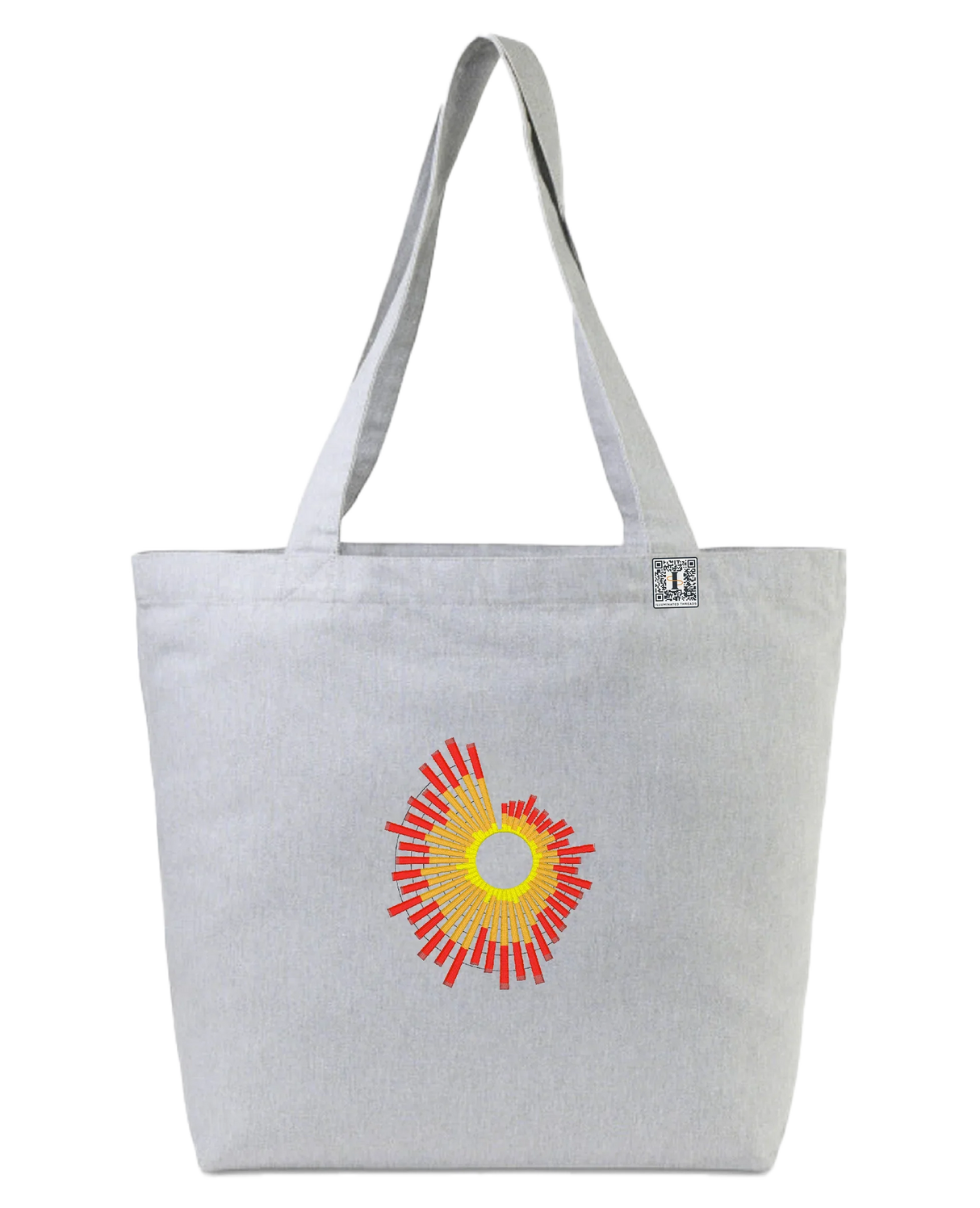 the surge - embroidered large tote bag | Natural Disasters Visualized