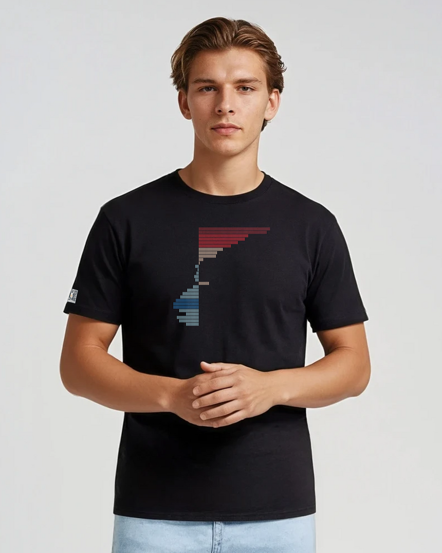 the rise - printed shirt | Climate Change Visualized