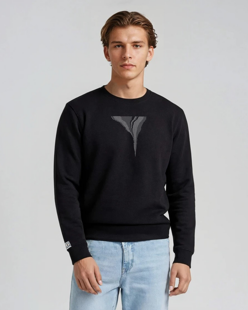 the footprint - printed sweatshirt | Carbon Emissions Visualized