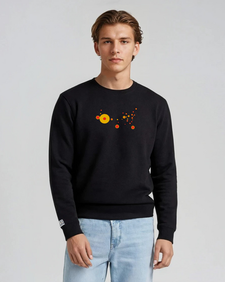 the map - embroidered sweatshirt | State Gun Violence Visualized