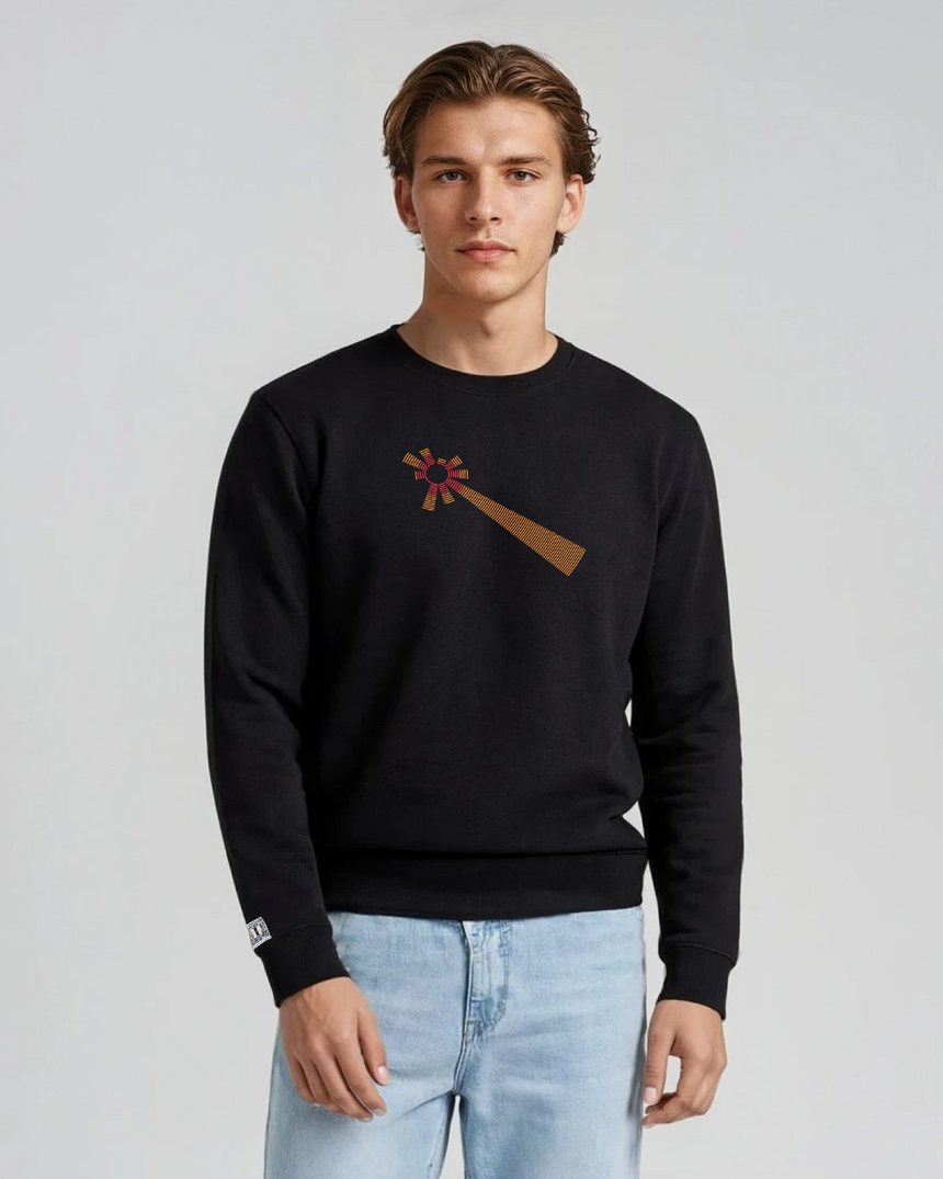 the reoccurrence - printed sweatshirt | Gun Violence Visualized