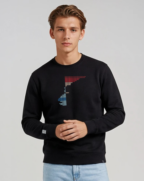 the rise - printed sweatshirt | Climate Change Visualized