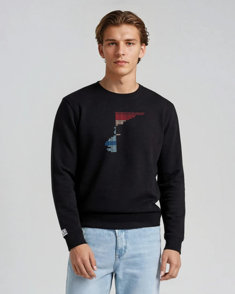 the rise - printed sweatshirt | Climate Change Visualized
