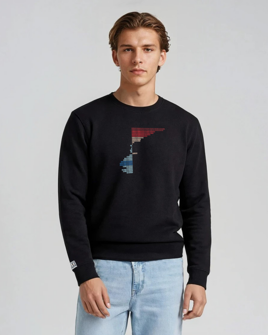 the rise - printed sweatshirt | Climate Change Visualized