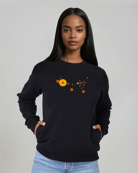 the map - embroidered sweatshirt | State Gun Violence Visualized