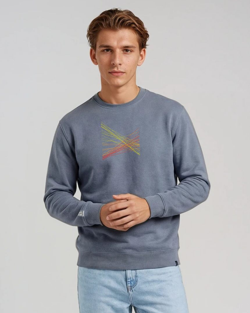 the correlation - embroidered sweatshirt | Gun Laws Visualized