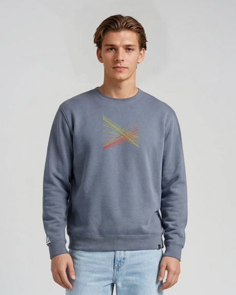 the correlation - embroidered sweatshirt | Gun Laws Visualized