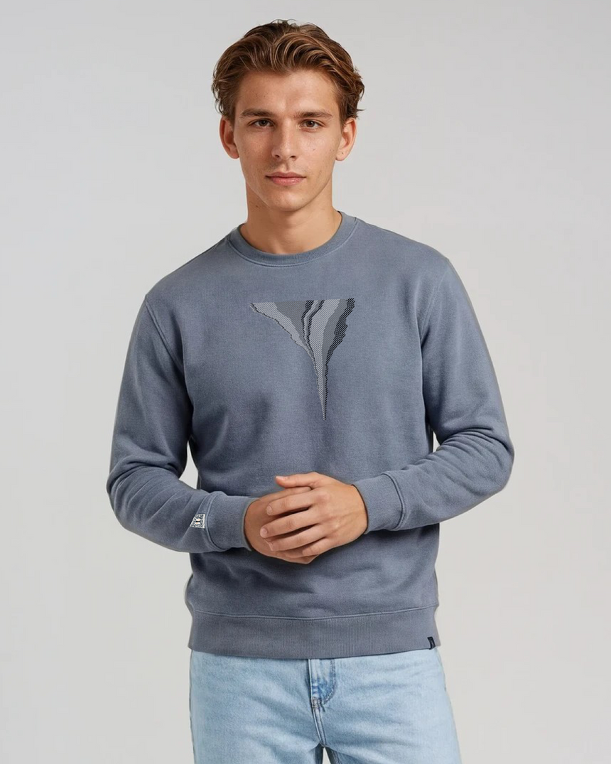 the footprint - printed sweatshirt | Carbon Emissions Visualized