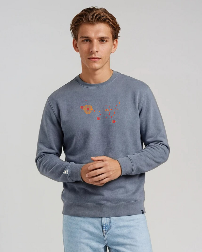 the map - printed sweatshirt | State Gun Violence Visualized