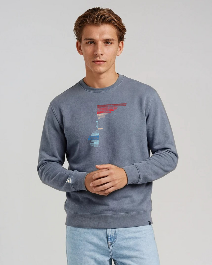 the rise - printed sweatshirt | Climate Change Visualized