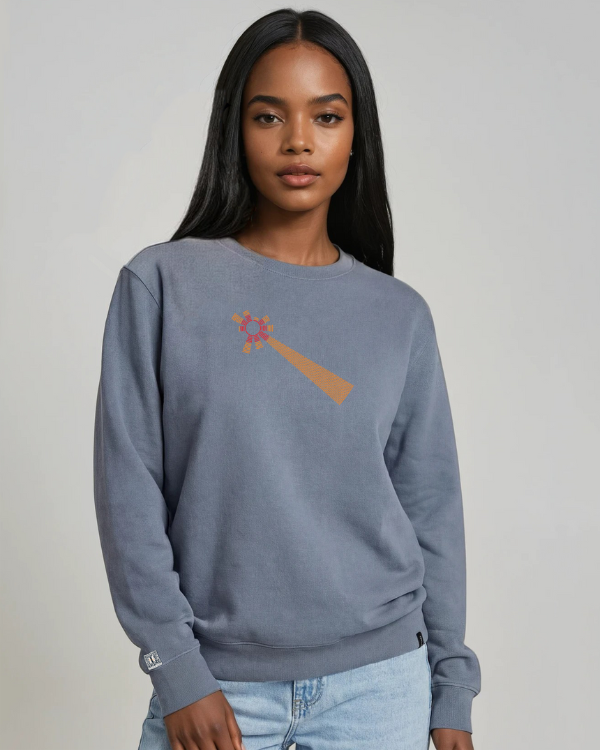 the reoccurrence - printed sweatshirt | Gun Violence Visualized