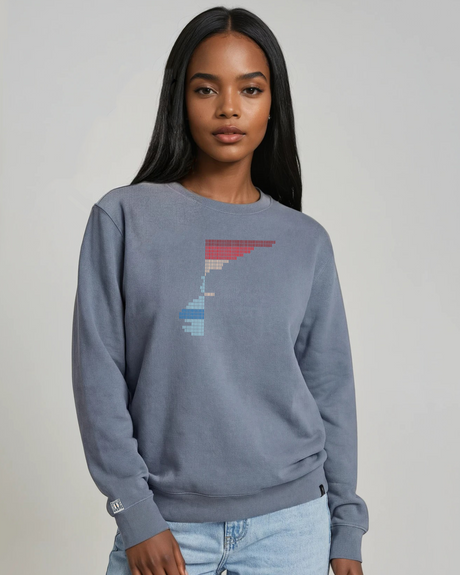 the rise - printed sweatshirt | Climate Change Visualized