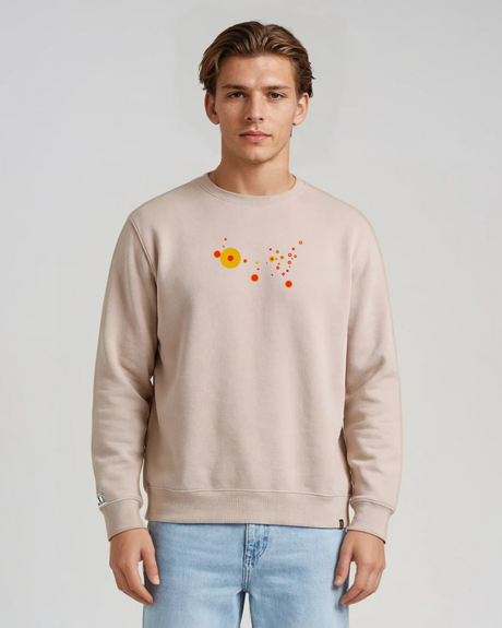 the map - embroidered sweatshirt | State Gun Violence Visualized