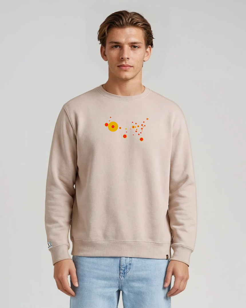 the map - embroidered sweatshirt | State Gun Violence Visualized