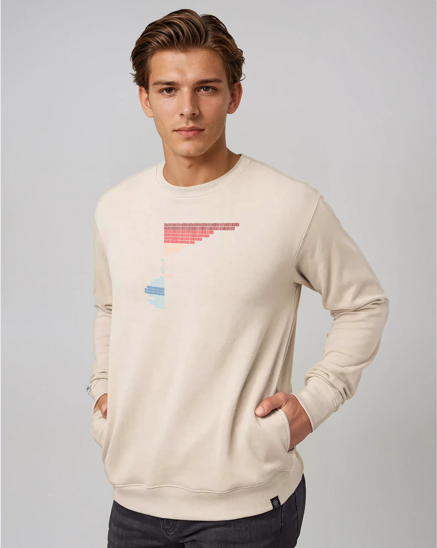 the rise - printed sweatshirt | Climate Change Visualized