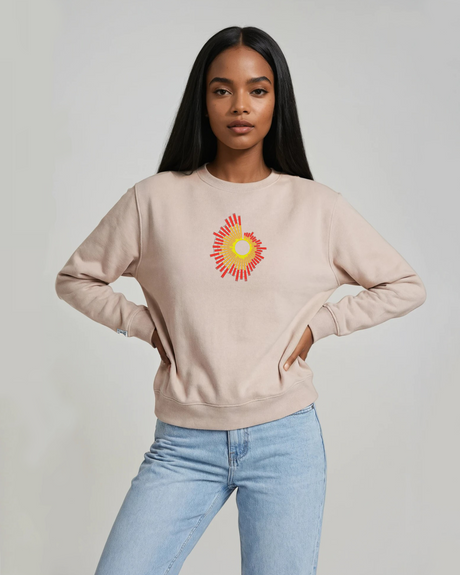 the surge - embroidered sweatshirt | Natural Disasters Visualized