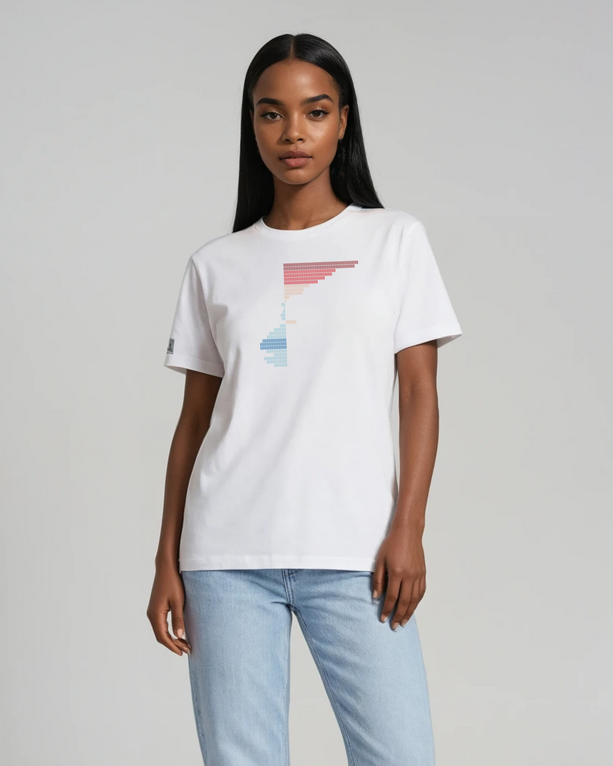 the rise - printed shirt | Climate Change Visualized