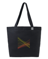 the correlation - embroidered large tote bag