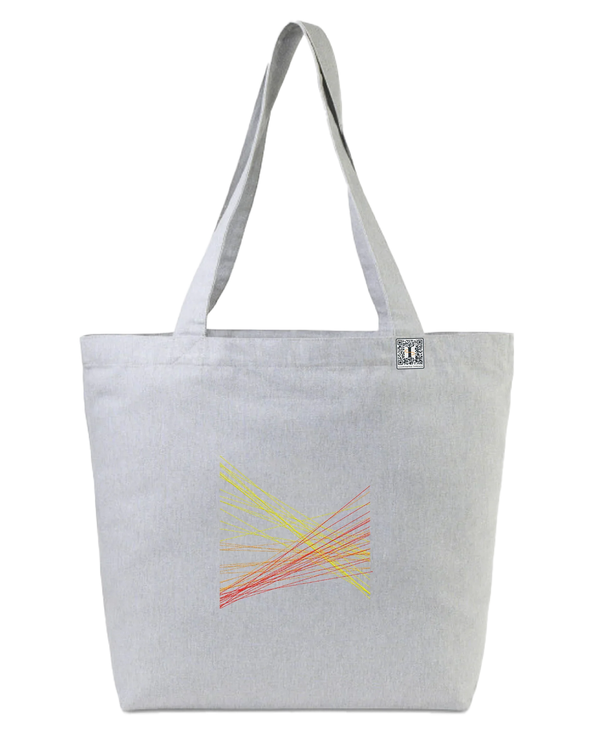 the correlation - embroidered large tote bag