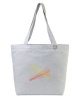 the correlation - embroidered large tote bag