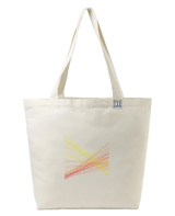 the correlation - embroidered large tote bag