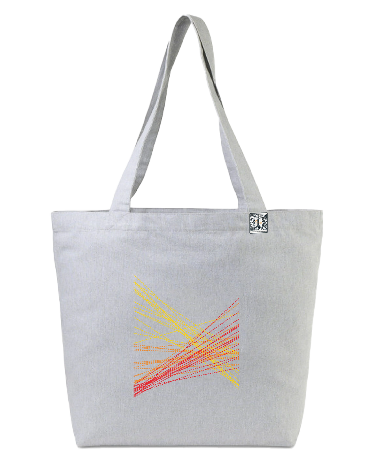 the correlation - printed large tote bag