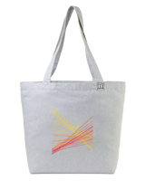 the correlation - printed large tote bag