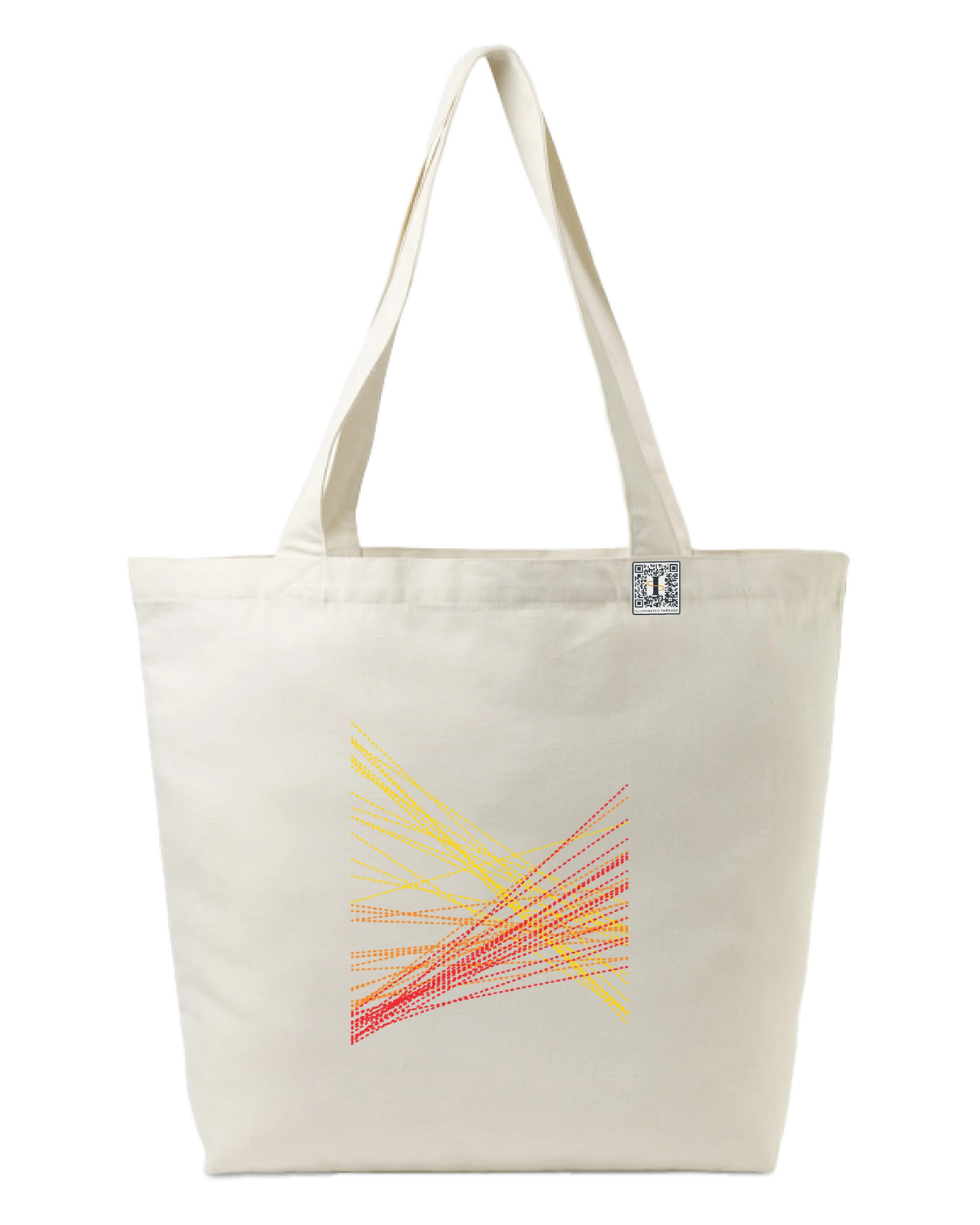 the correlation - printed large tote bag