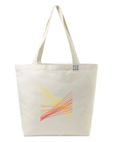 the correlation - printed large tote bag