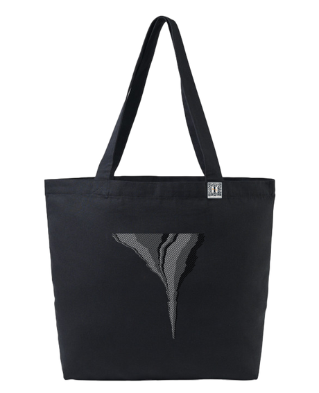 the footprint - printed large tote bag