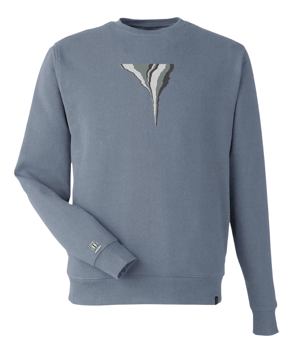 the footprint - embroidered sweatshirt