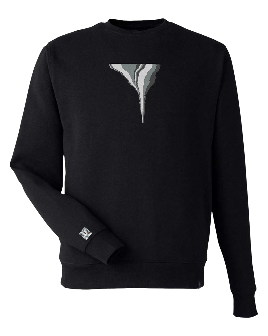 the footprint - embroidered sweatshirt | Carbon Emissions Visualized