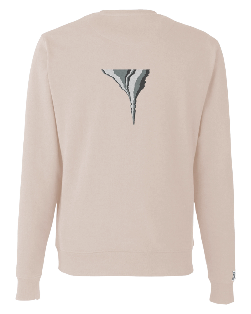 the footprint - embroidered sweatshirt | Carbon Emissions Visualized