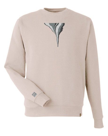 the footprint - embroidered sweatshirt