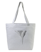 the footprint - printed large tote bag