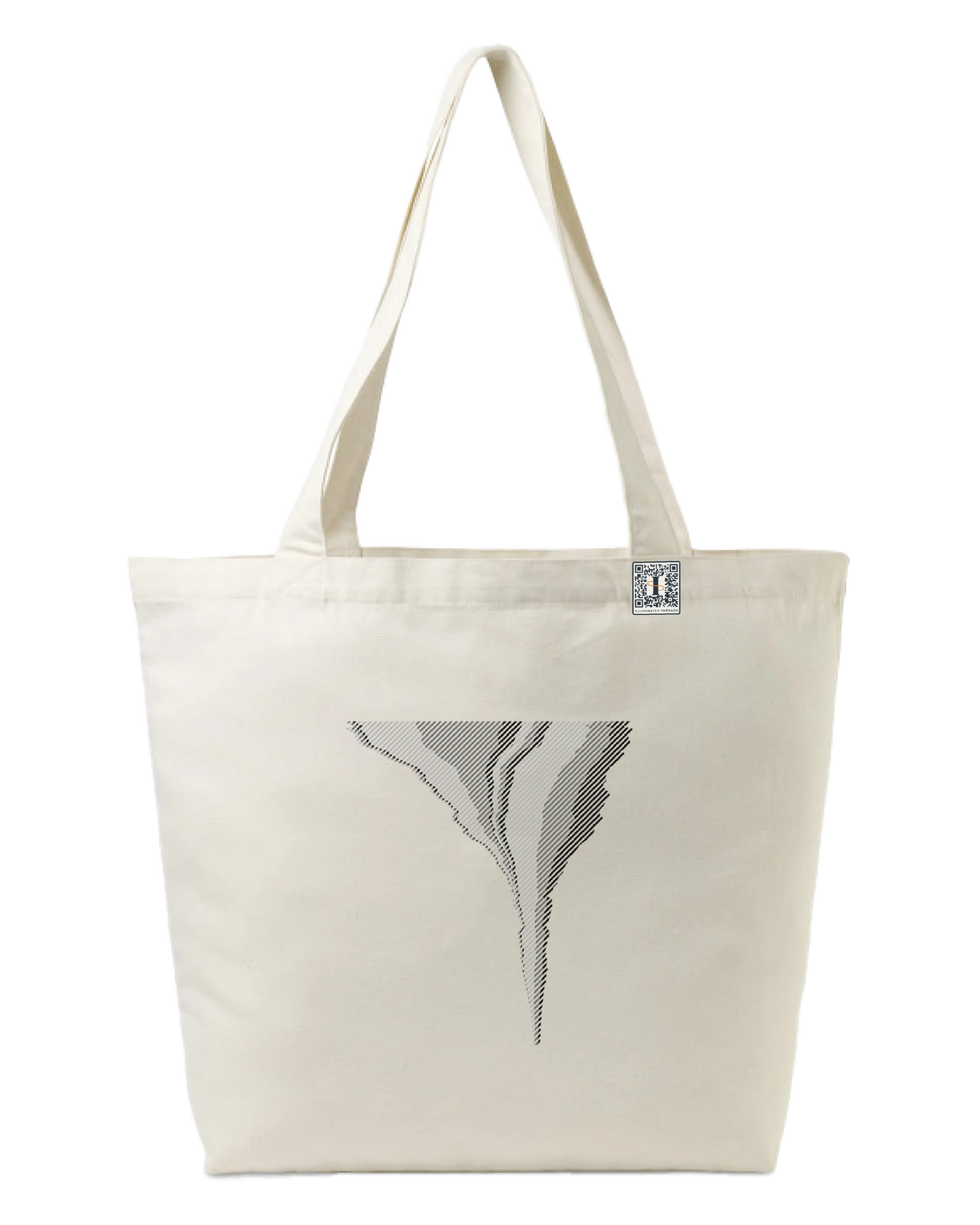 the footprint - printed large tote bag