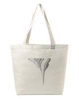 the footprint - printed large tote bag